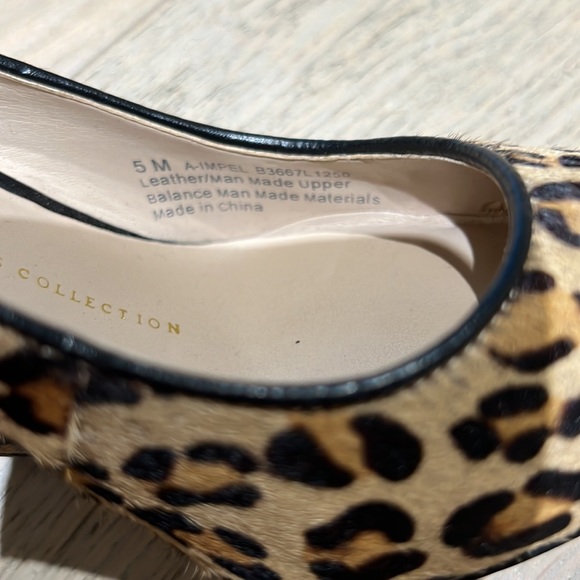 Franco Sarto the artist collection leopard wedge size 5 - Picture 6 of 6